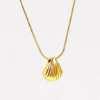 Vintage Gold Shell Necklaces