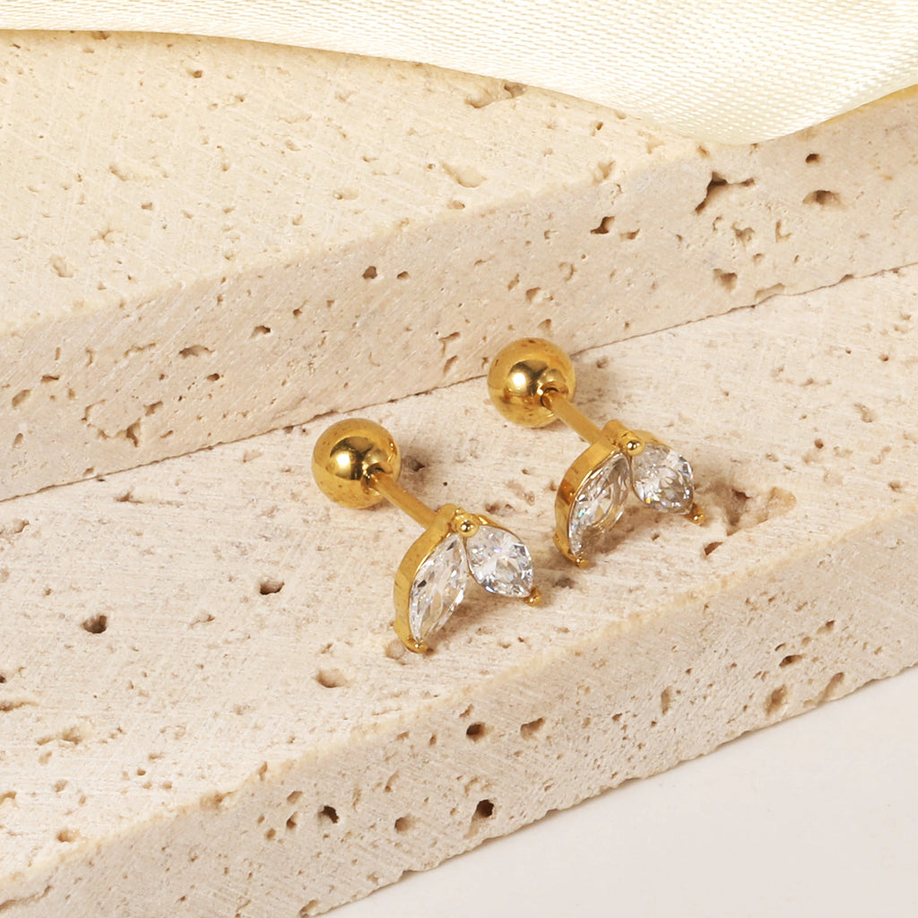 Veyra V Stud Earrings
