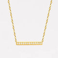 Pavé Bar Necklaces
