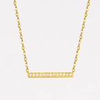 Pavé Bar Necklaces