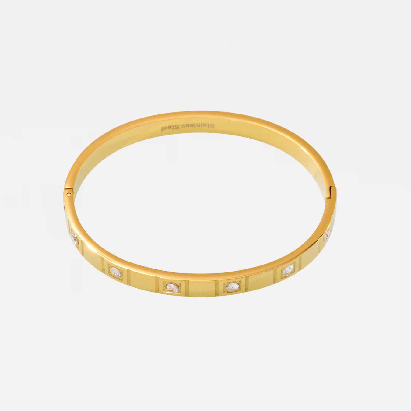 Geo Zircon Bangle