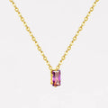 Amethyst Baguette Necklaces