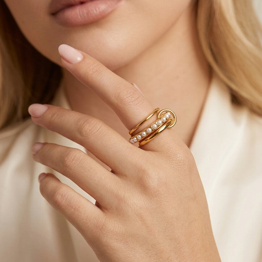 Pearl Ring - Gold