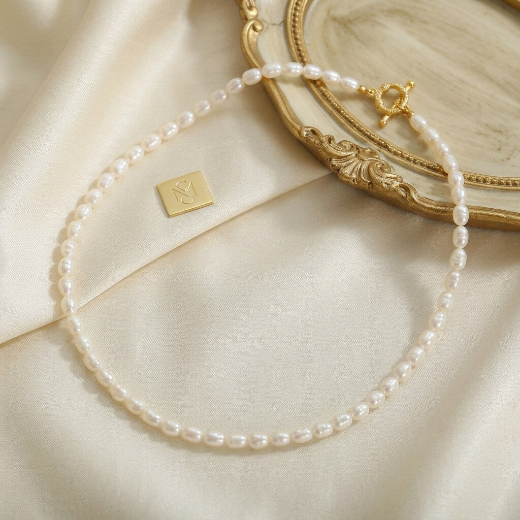 O-Toggle Pearl Necklaces