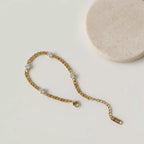 Curb Zircon Bracelet