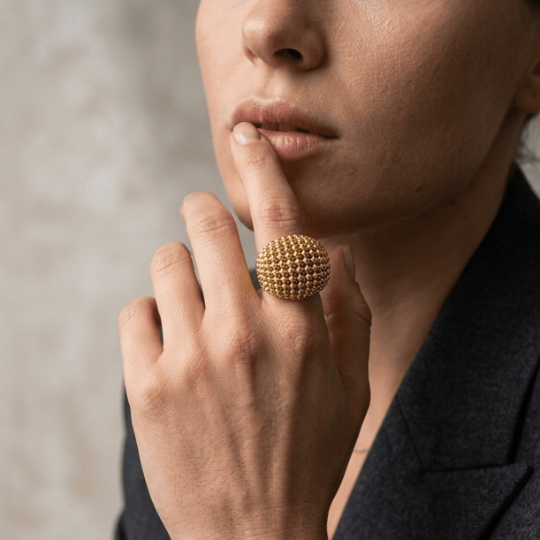 Orbit Ring‑Gold