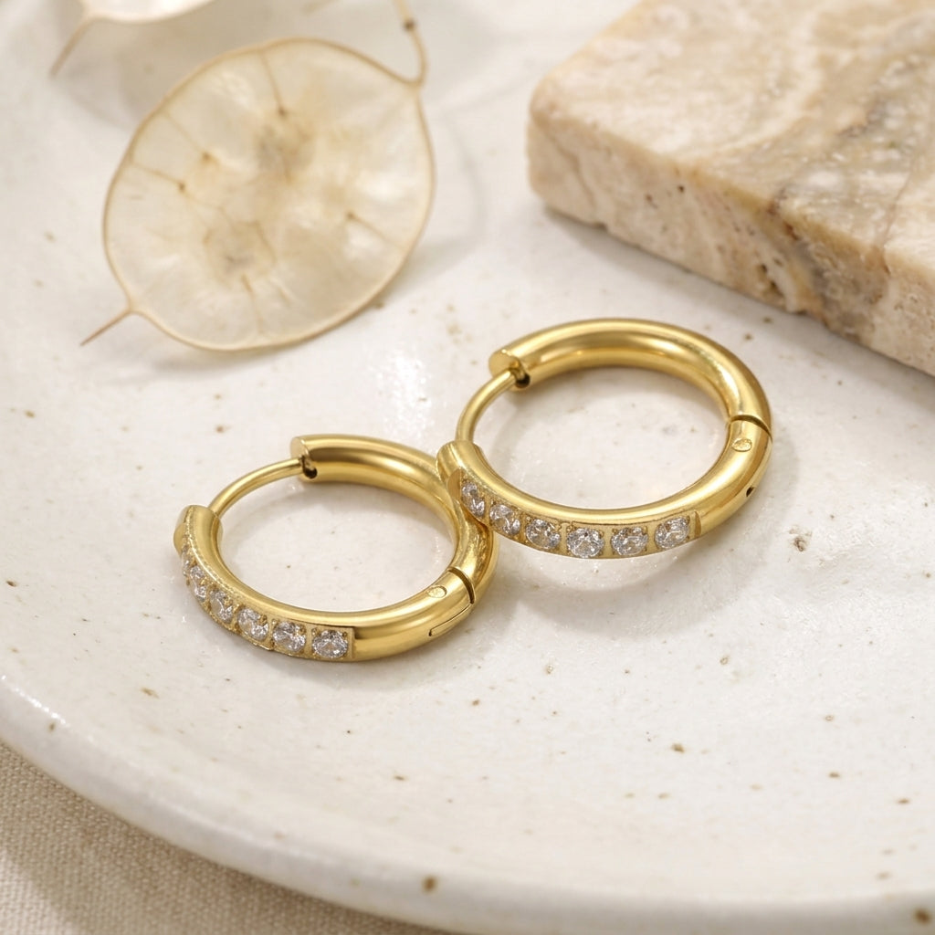 Seraphina Pavé Earrings