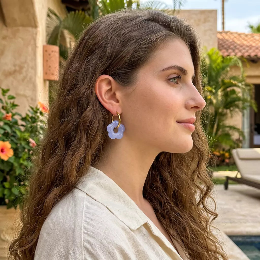 Petalo Earrings‑Lavender