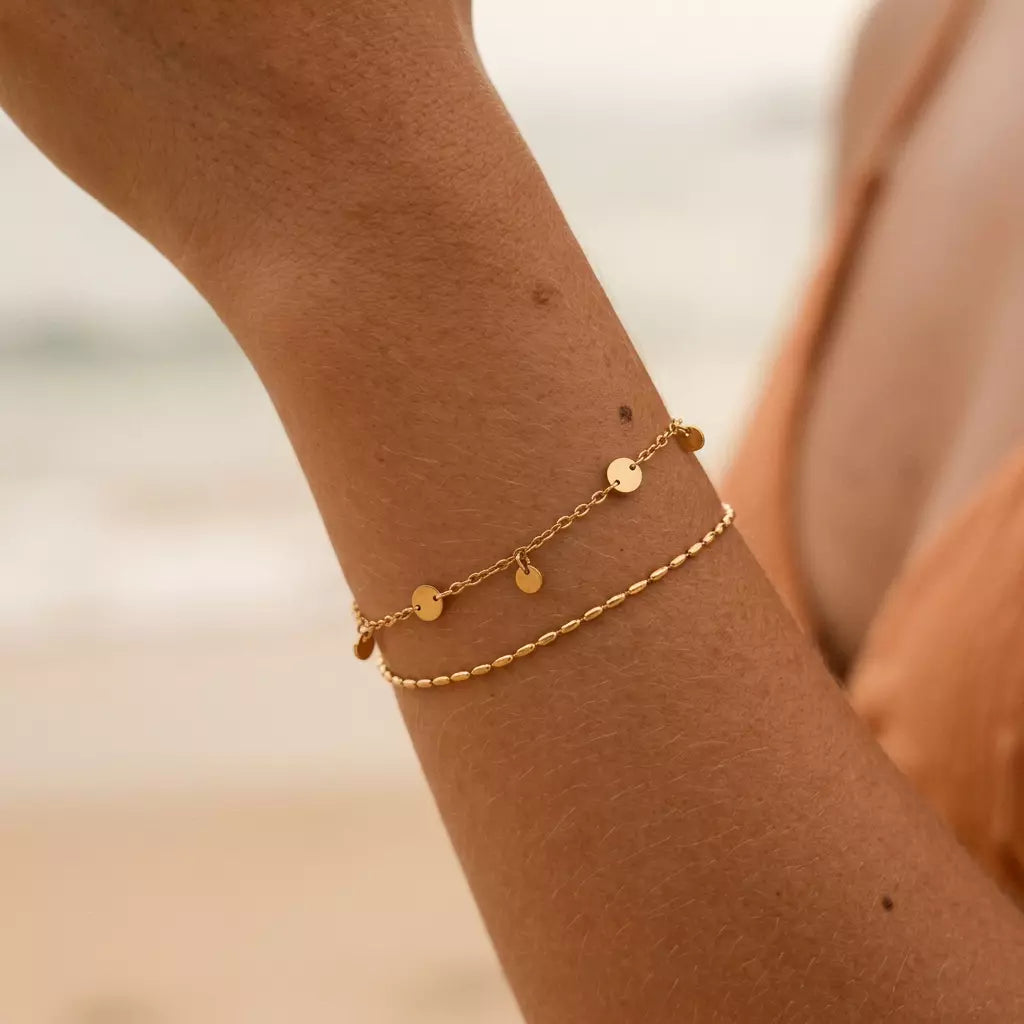 Disc Duo Bracelet