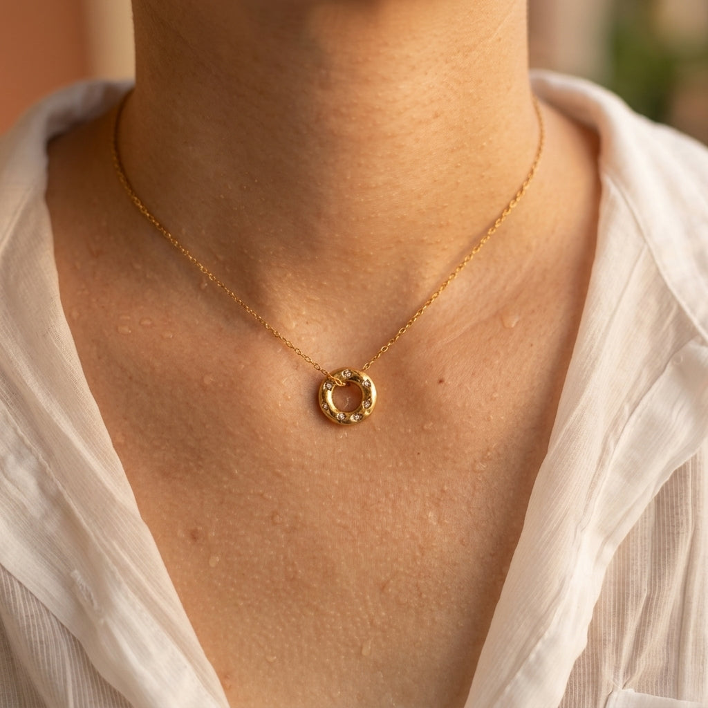 Donut Sparkle Necklaces