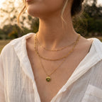 "Carpe Diem" 3-Layered Gold Necklaces