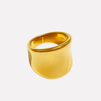 Sculpt Ring‑Gold