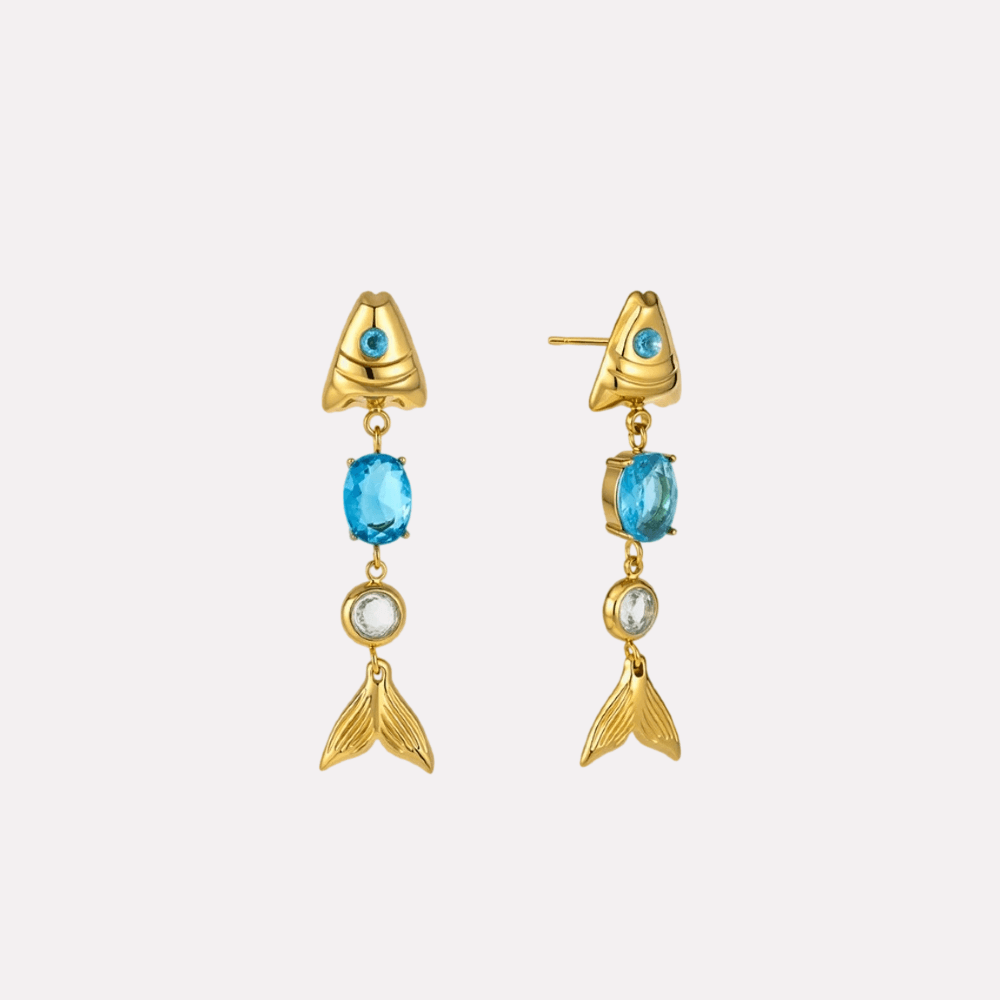 Kyma Earrings‑Blue