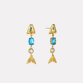 Kyma Earrings‑Blue