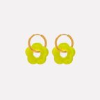 Petalo Earrings‑Lime