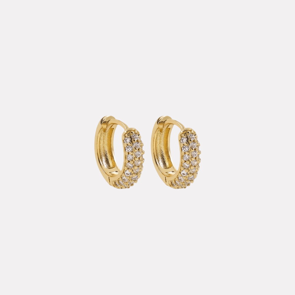 Zora Pavé Earrings
