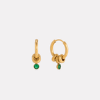 Kaelin Earrings‑Emerald