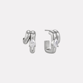 Noval Earrings‑Silver