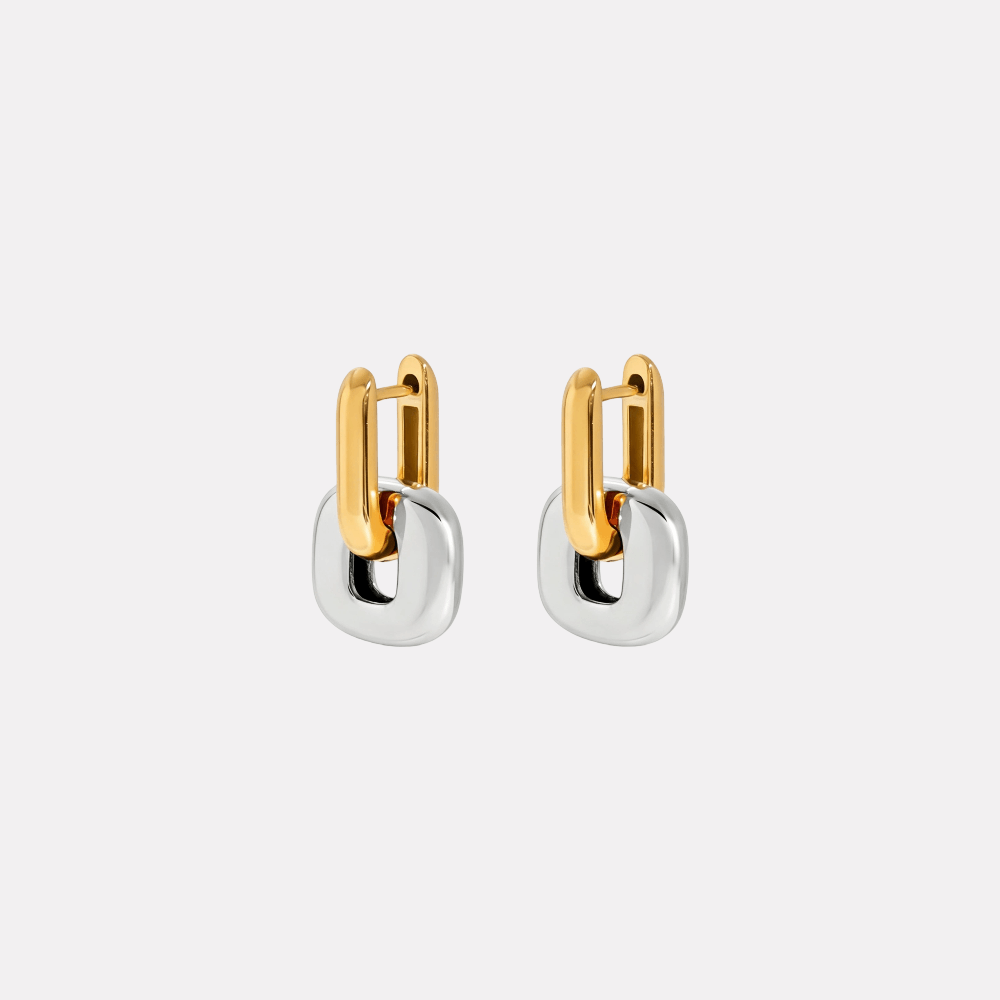 Torin Earrings‑Two‑Tone