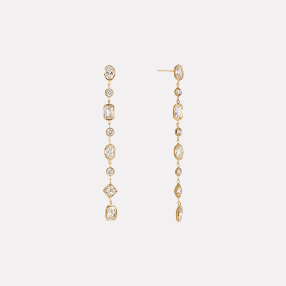 Liora Earrings‑Crystal