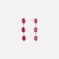 Veyra Earrings‑Fuchsia