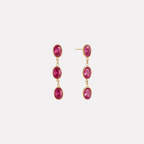 Veyra Earrings‑Fuchsia