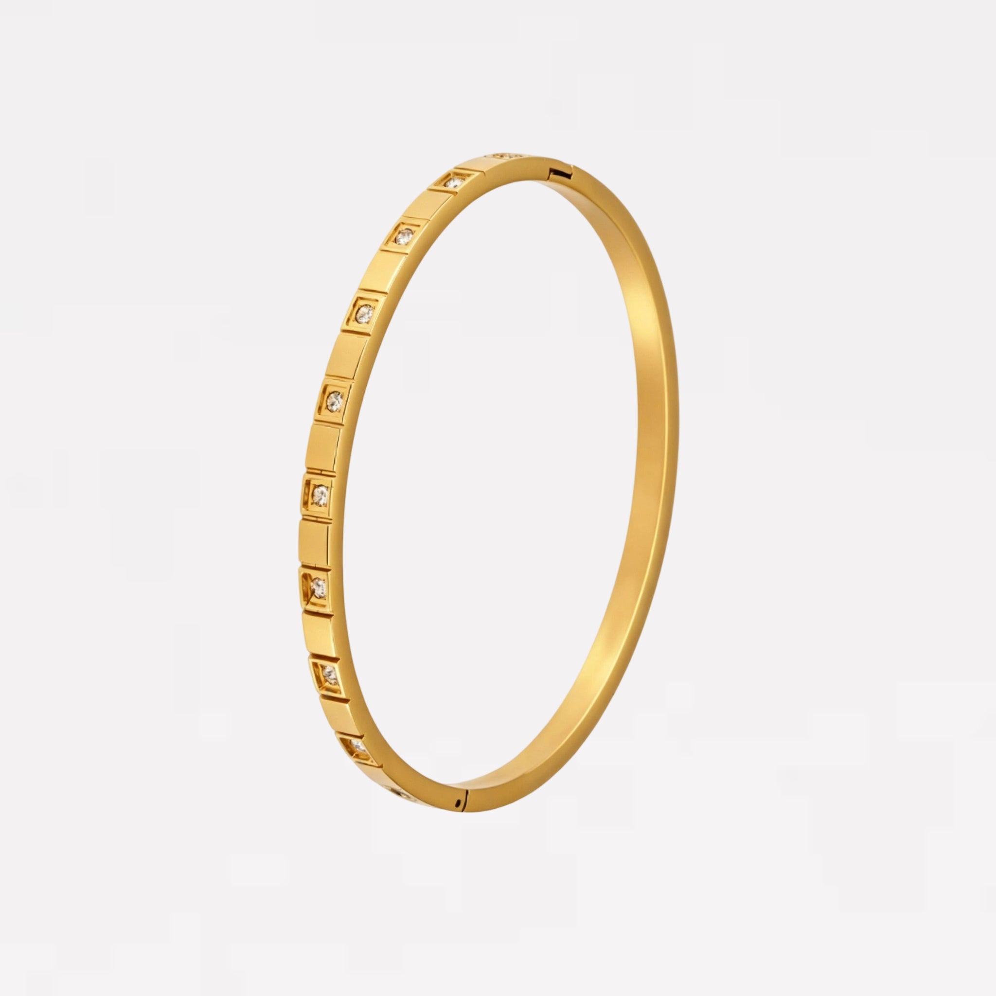 Geo Zircon Bangle