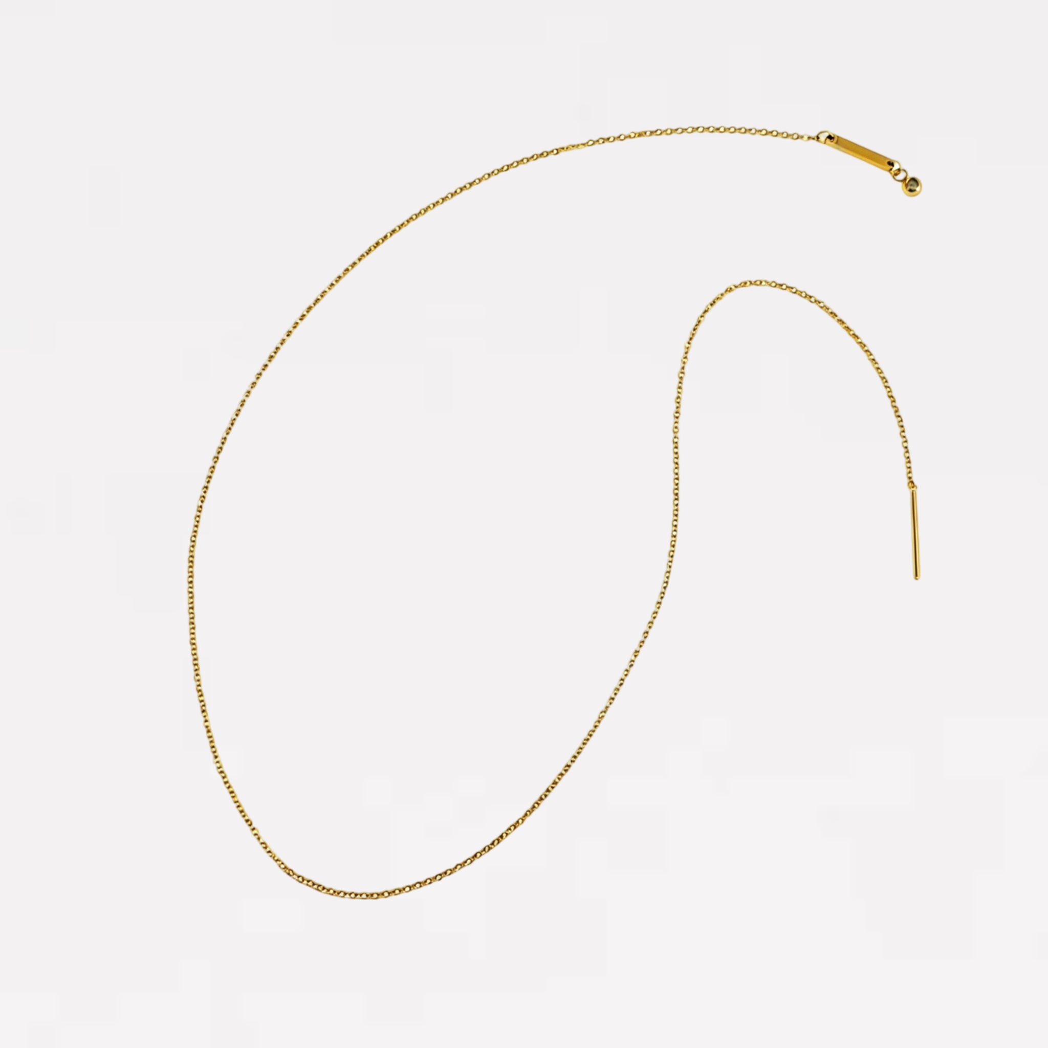 Adjustable Slider Blank Necklace （Chain Only）