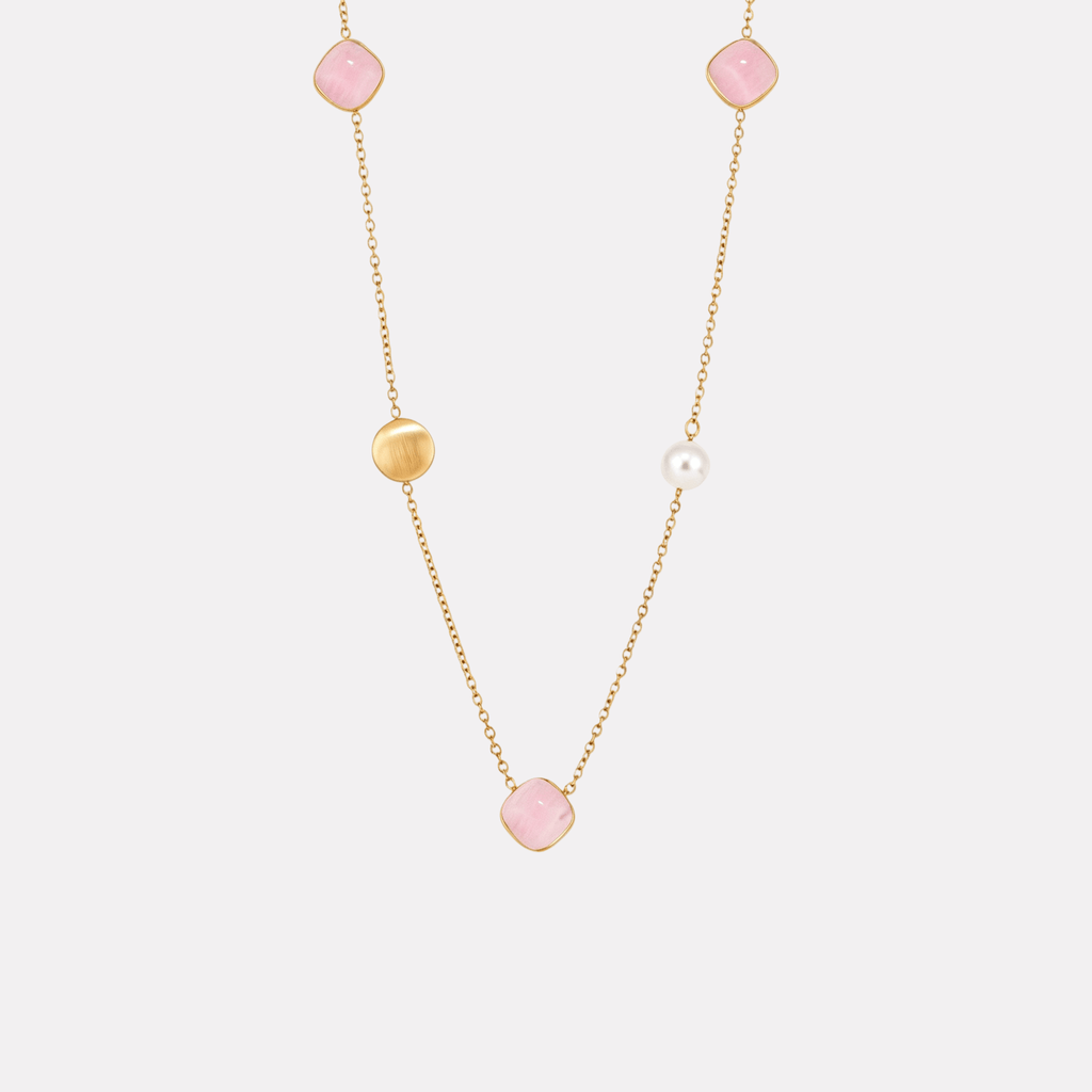Lumina Necklace‑Pink