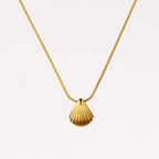 Vintage Gold Shell Necklaces